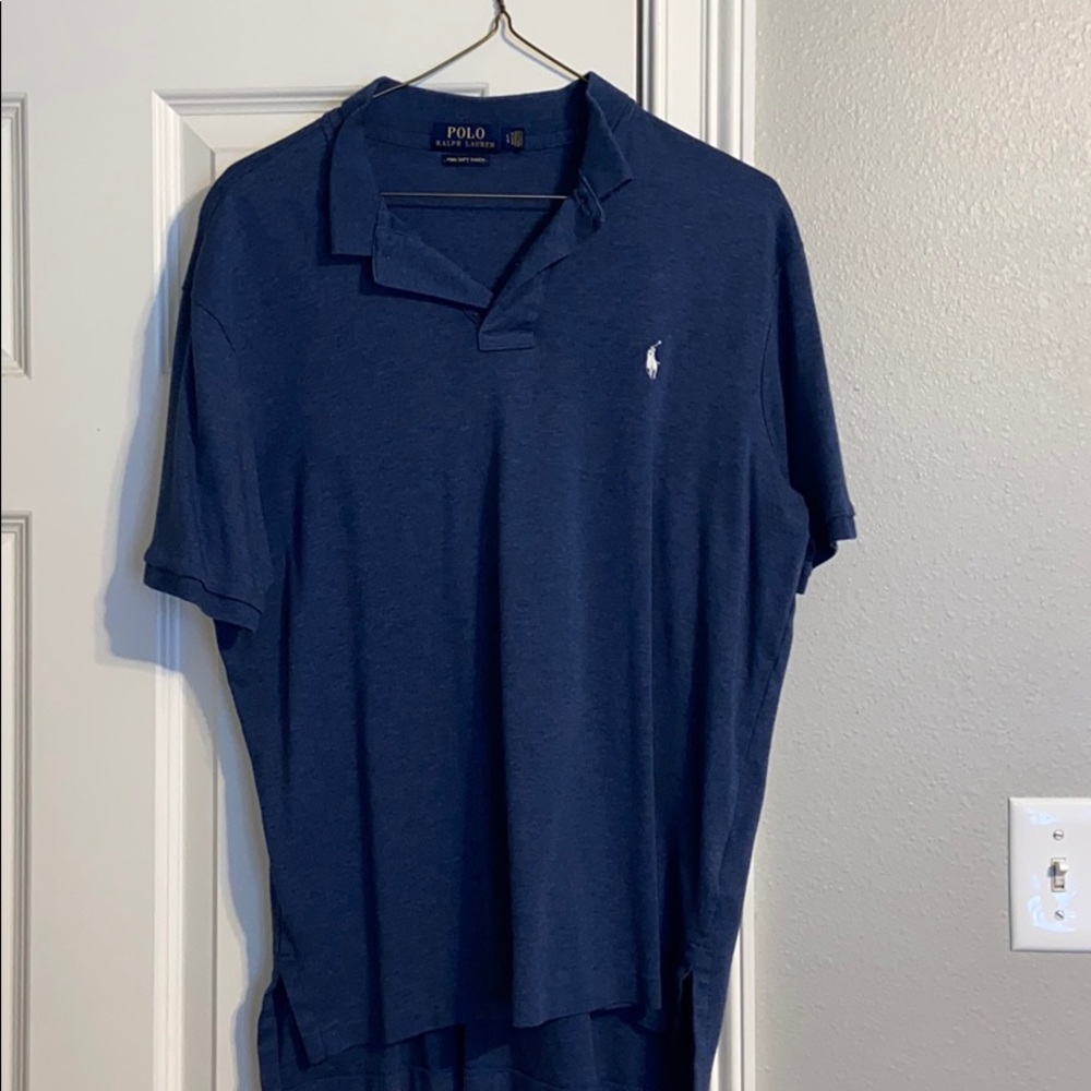 Men’s POLO shirt navy large.